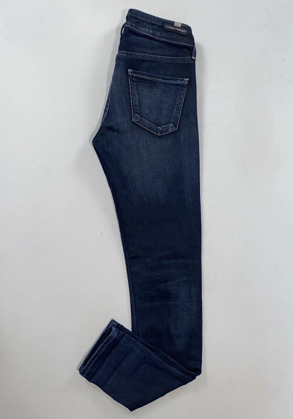 Citizens of Humanity Arielle Mid-Rise Slim Fit Lightweight Stretch Jeans. 24 GUC